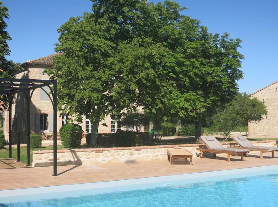 Bastide Des Tourelles Pour 20 Pers. Piscine & Spa Marzens Eksteriør bilde